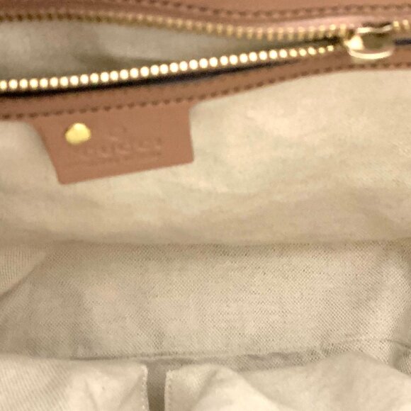 Gucci Large Emily Beige Leather Horsebit Chain Shoulder Bag - Picture 14 of 14
